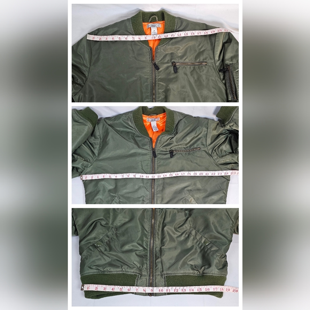 American Rag Vintage Bomber Jacket Medium EUC - Picture 3 of 12